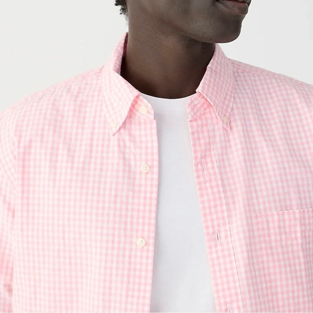 J.Crew Men’s Secret Wash cotton poplin shirt‎